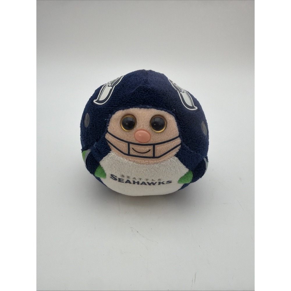 Ty Beanie Ballz – Seattle Seahawks Plush | NFL Football Player Round Pillow
